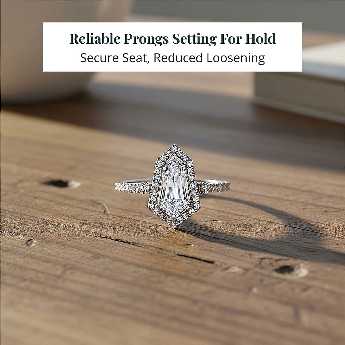 Doorbuster IGI Certified 950 Platinum Luxuriant Lab Grown Diamond (E-F, VS) Solitaire Ring (Size 10.0) (5.50 g) 2.50 ctw image number 4