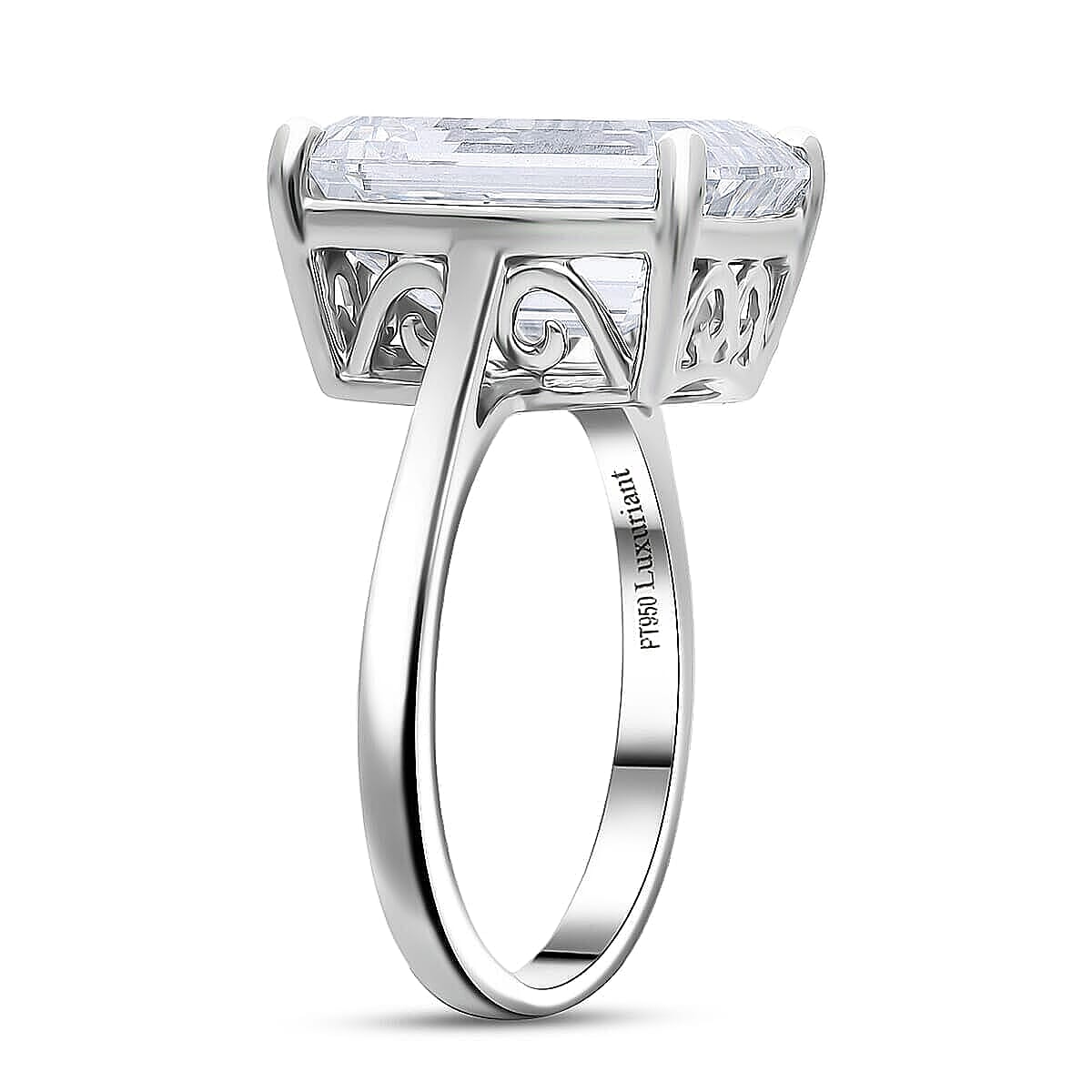 IGI Certified 950 Platinum Luxuriant Lab Grown Diamond (G, VS) Ring (Size 10.0) (8.75 g) 10.10 ctw image number 3