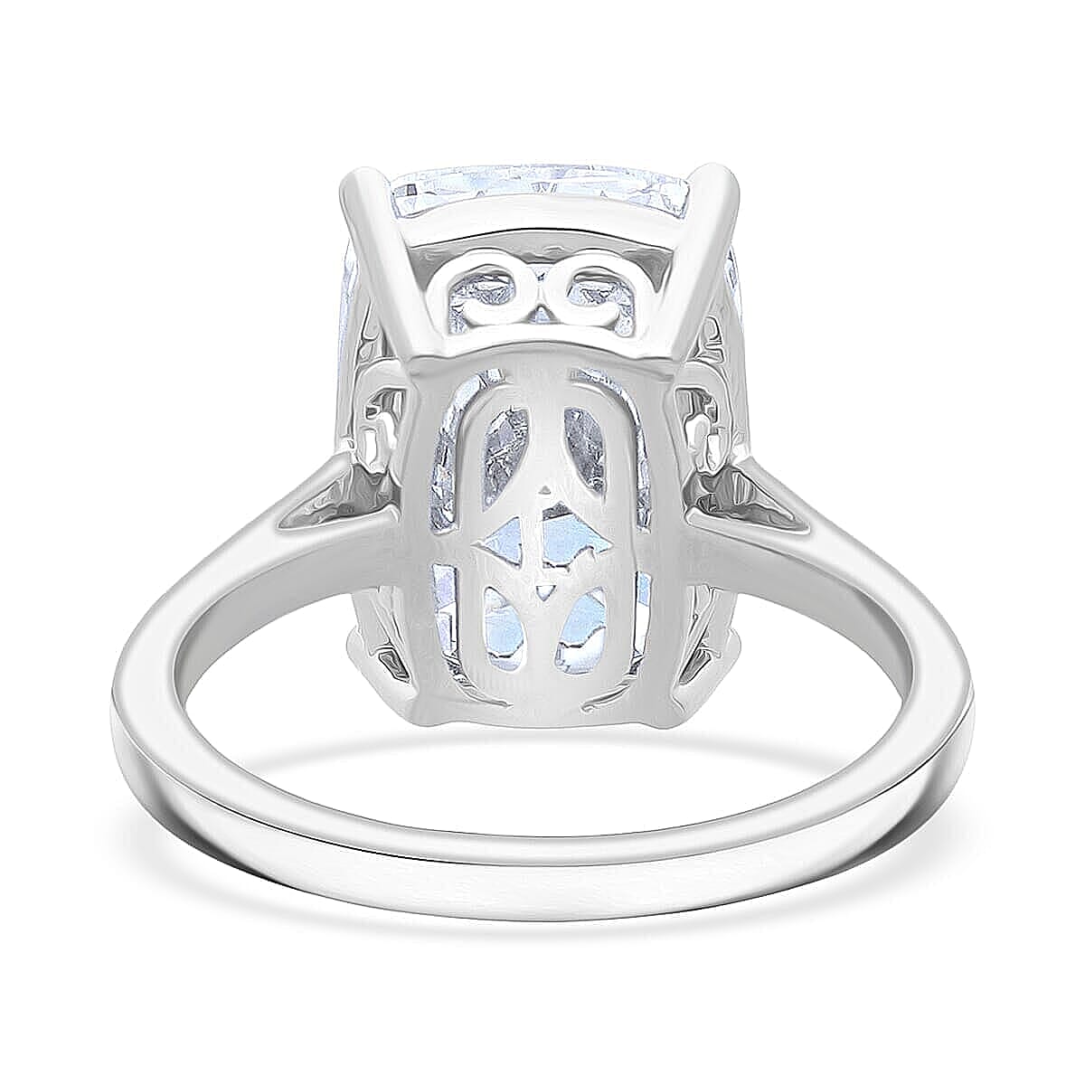 IGI Certified Luxuriant Lab Grown Diamond Ring in 950 Platinum 10.10 ctw (Size 6.5) image number 4