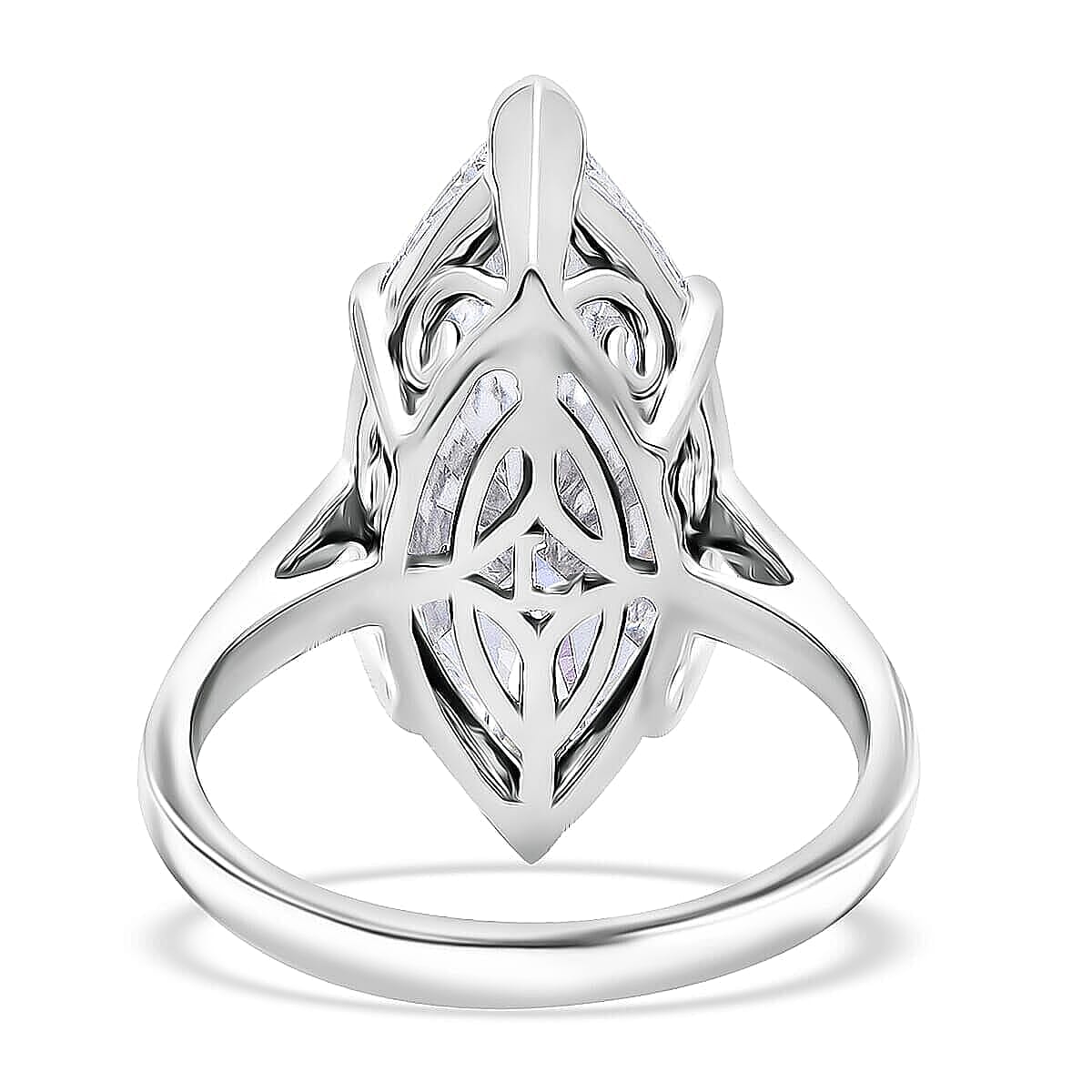 IGI Certified Luxuriant G, VS Lab Grown Diamond Ring in 950 Platinum 10.00 ctw (Size 5.5) image number 4