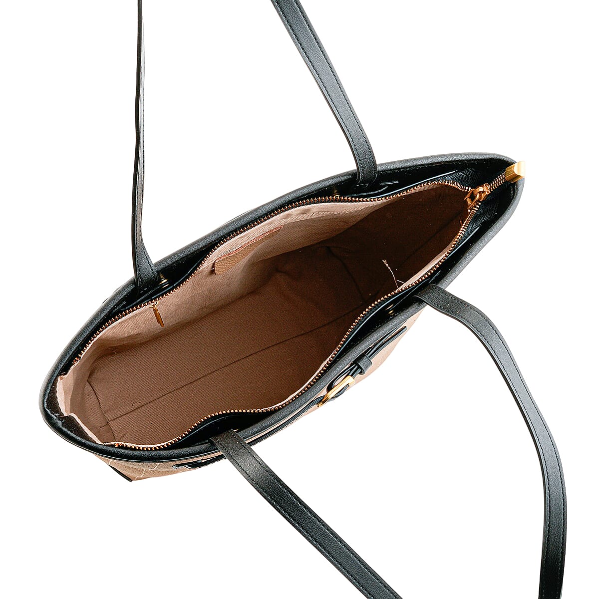 La Marey Khaki Genuine Leather Tote Bag image number 6