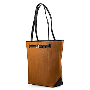 La Marey Tan Genuine Leather Tote Bag