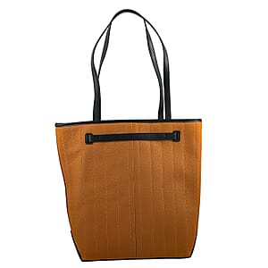 La Marey Tan Genuine Leather Tote Bag