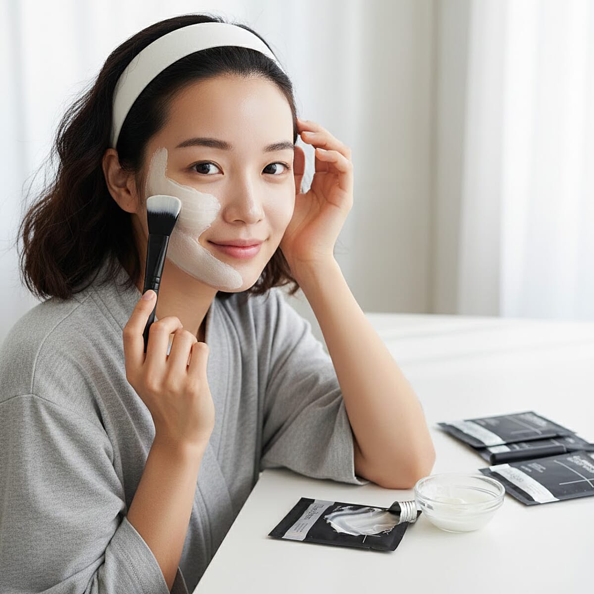 TLV Ellasgen Glossy Mask 16 Pouch Set image number 2