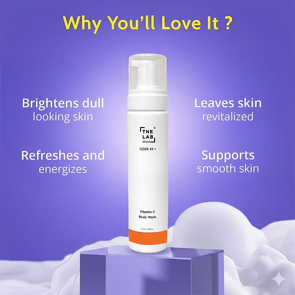 The Lab Direct Vitamin C Body Wash (9oz) Made in US (Ships in 5-7 Business Days) image number 2