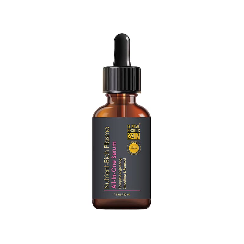Clinical Results 24/7 Nutrient-Rich Plasma All-In-One Serum (1oz) Made in US