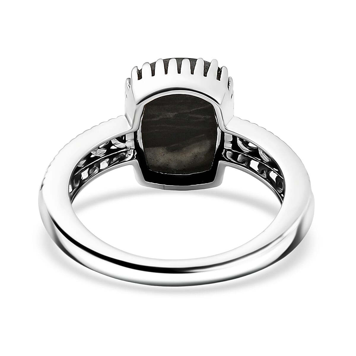 D'Joy Artisan Crafted White Buffalo 3.20 ctw Ring in Sterling Silver (Size 7.0) image number 4