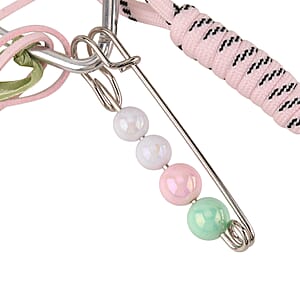 La Marey Pink Flower Keychain