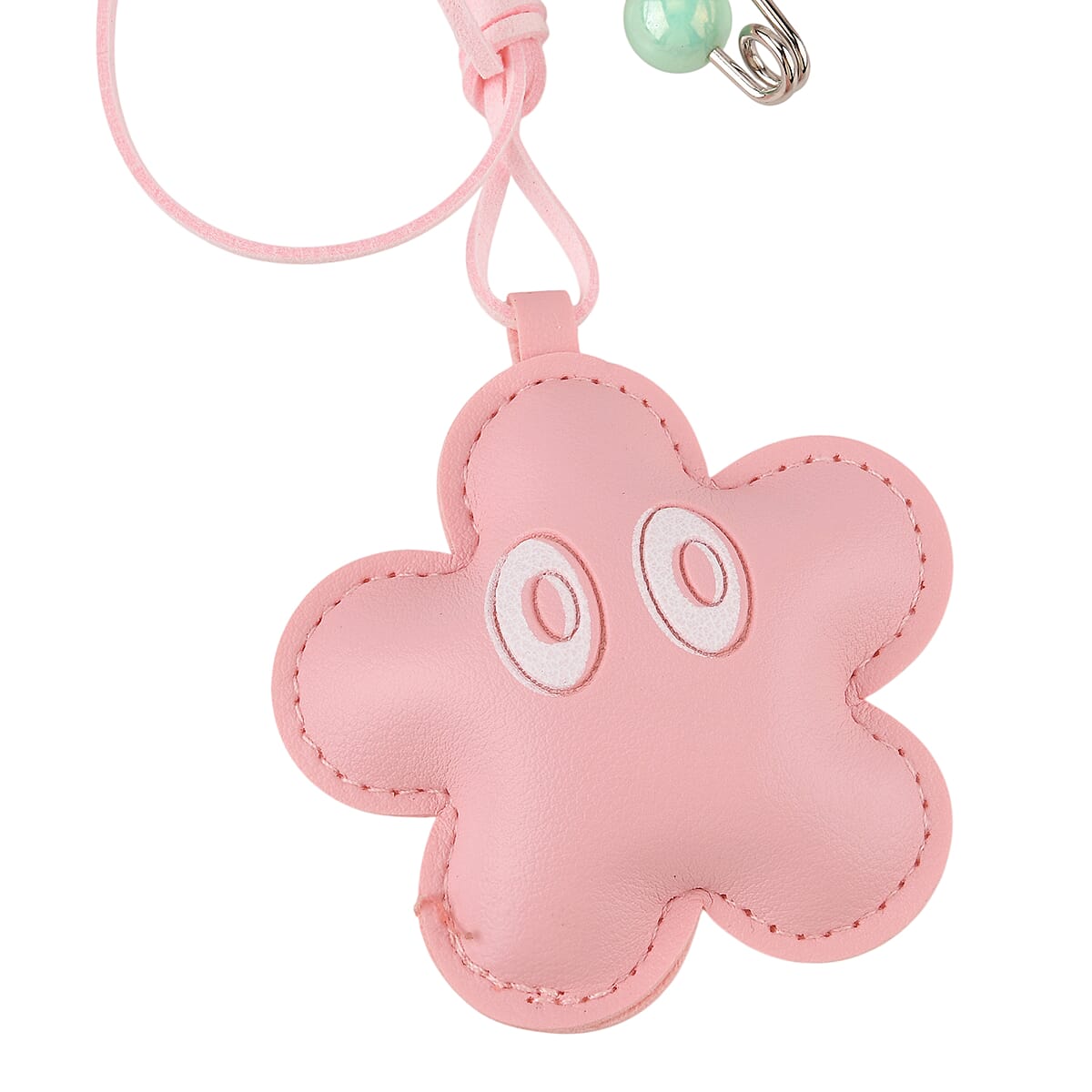 La Marey Pink Flower Keychain image number 4