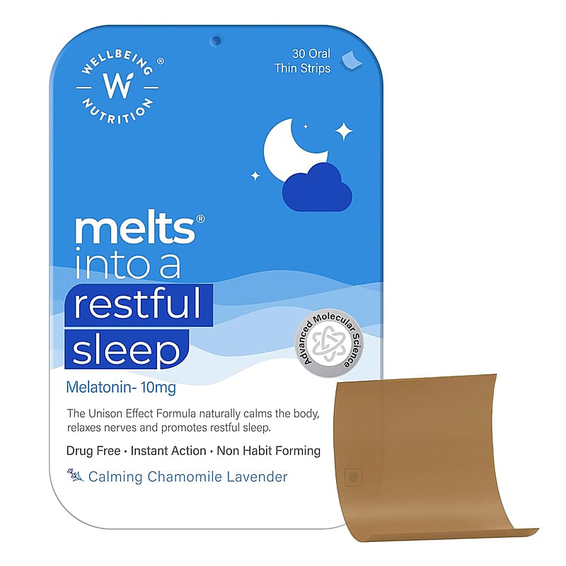 Wellbeing Nutrition 100% Plant Melatonin 10mg