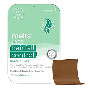 Wellbeing Nutrition Melts Into Hair Fall Control Keranat + Zinc - Tropical Strawberry