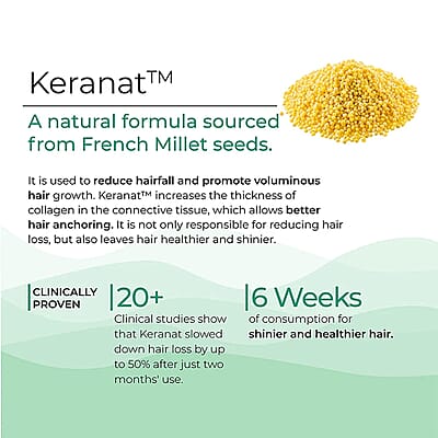 Wellbeing Nutrition Melts Into Hair Fall Control Keranat + Zinc - Tropical Strawberry