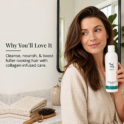 The Lab Direct Code 44 Collagen Volumizing Shampoo (8oz) Made in US