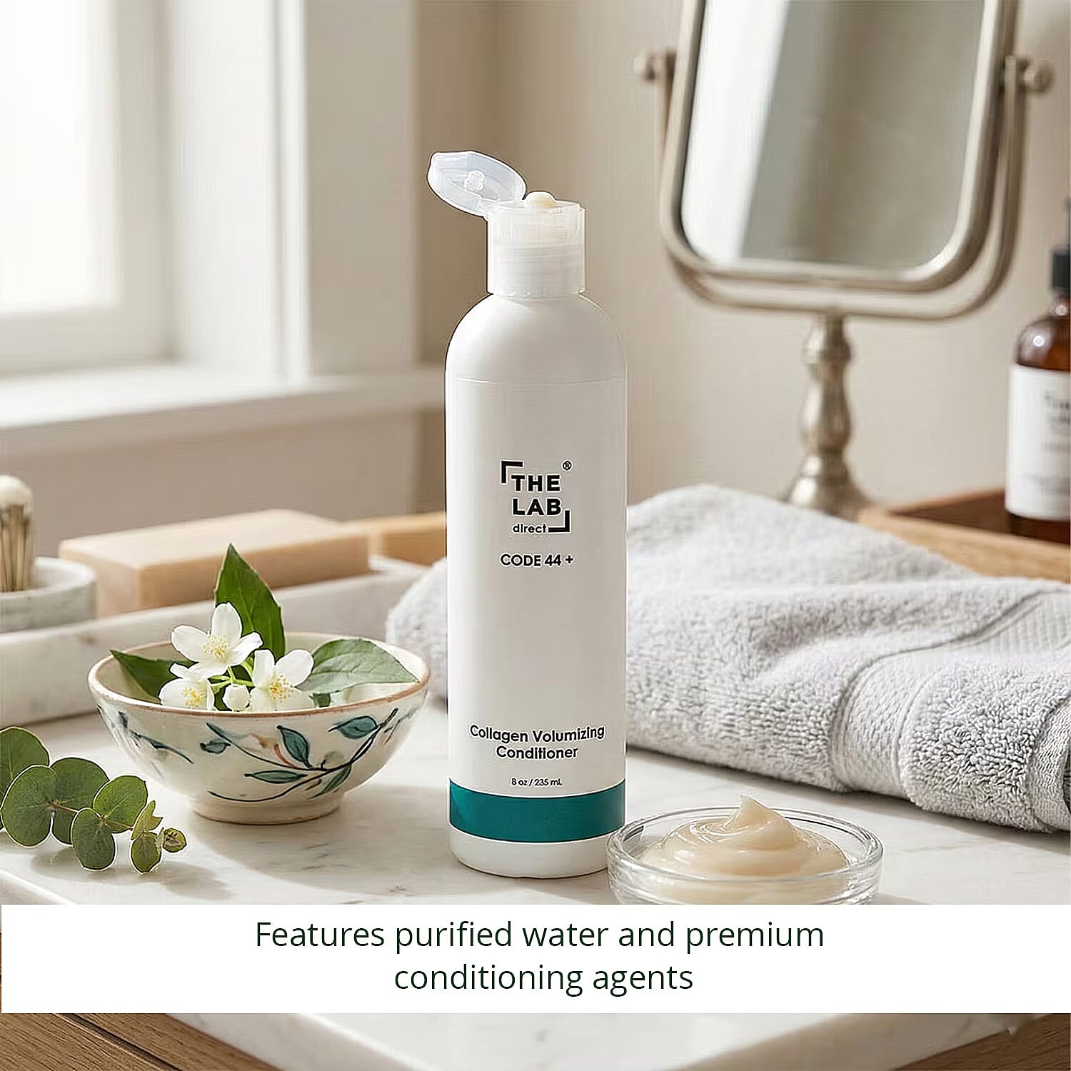 The Lab Direct Code 44 Collagen Volumizing Conditioner (8oz) Made in US