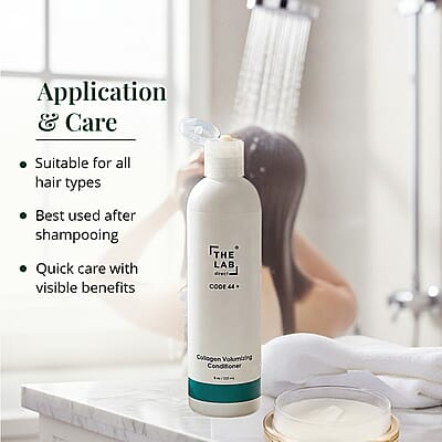 The Lab Direct Code 44 Collagen Volumizing Conditioner (8oz) Made in US