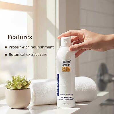 Clinical Results 24/7 Matrixyl Trifecta Thicker Hair & Scalp Conditioner (8oz) Made in US