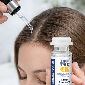 Clinical Results Matrixyl Trifecta Collagen Peptide Scalp Treatment Vials with Micro-Needling Applicator (4x .34oz) Made in US
