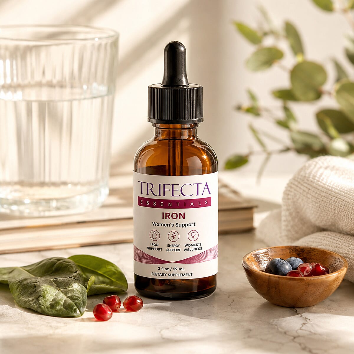 Trifecta Essentials Iron Woman's Support 2oz (Ships in 5-7 Days) Made in USA