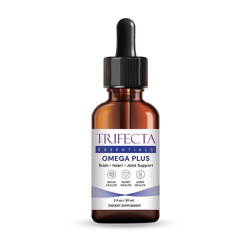 Trifecta Essentials Omega Plus Dietary Supplement 2oz Made in USA