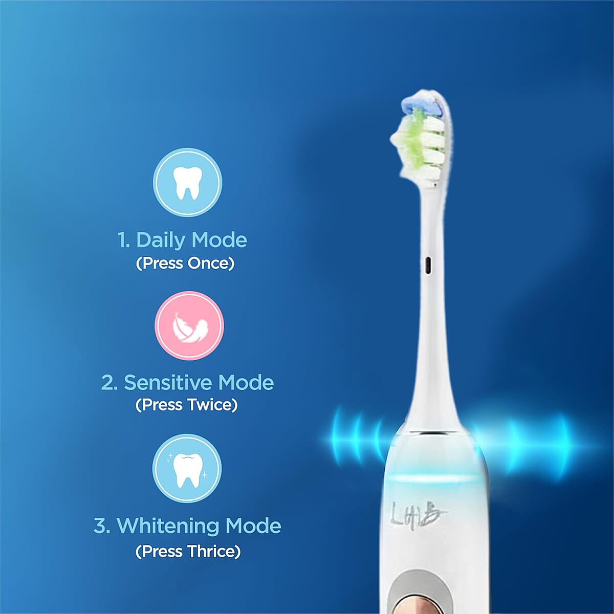 Sonus Electric Toothbrush - Purple (Lifetime Warranty) image number 4