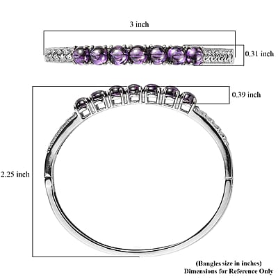 Simulated Amethyst Color Diamond / 6.5 Inches - Product card gallery slide 4 (10197489484089)