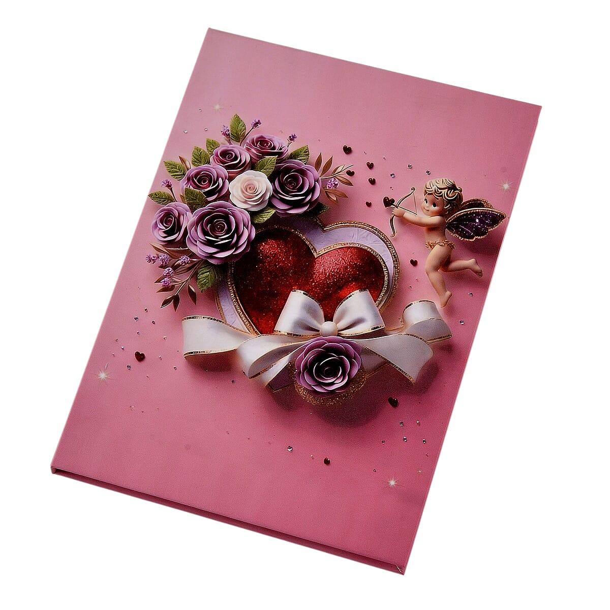 24K Gold Rose Bouquet &ndash; A Gift of Love Embossed Sheet 10 mg | Gift Book Packaging image number 5