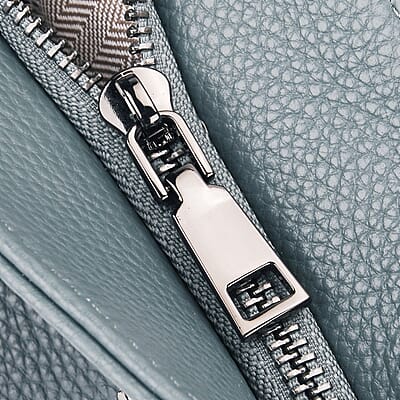La Marey Light Blue Genuine Leather Crossbody Bag