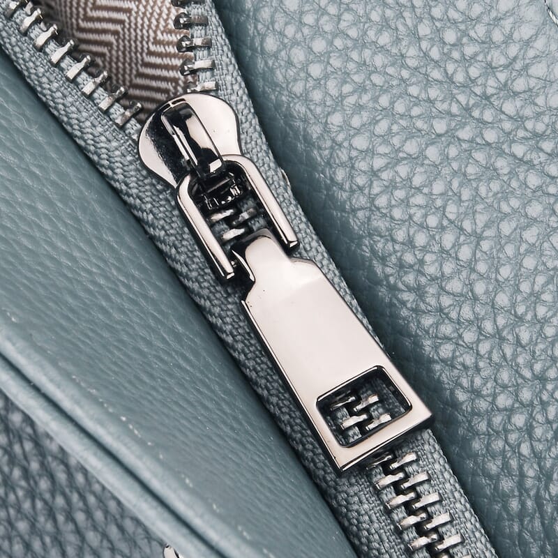 La Marey Light Blue Genuine Leather Crossbody Bag