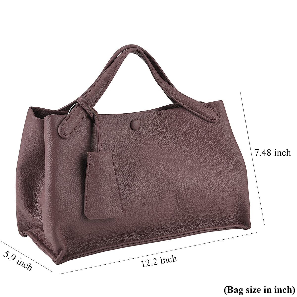 La Marey Light Purple Genuine Leather Crossbody Bag image number 5