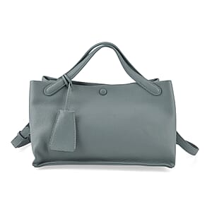 La Marey Light Blue Genuine Leather Crossbody Bag