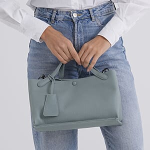 La Marey Light Blue Genuine Leather Crossbody Bag