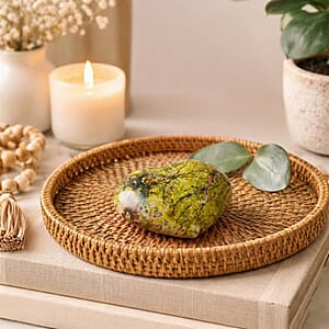 Green Opal Heart Sshape -Small 603ctw