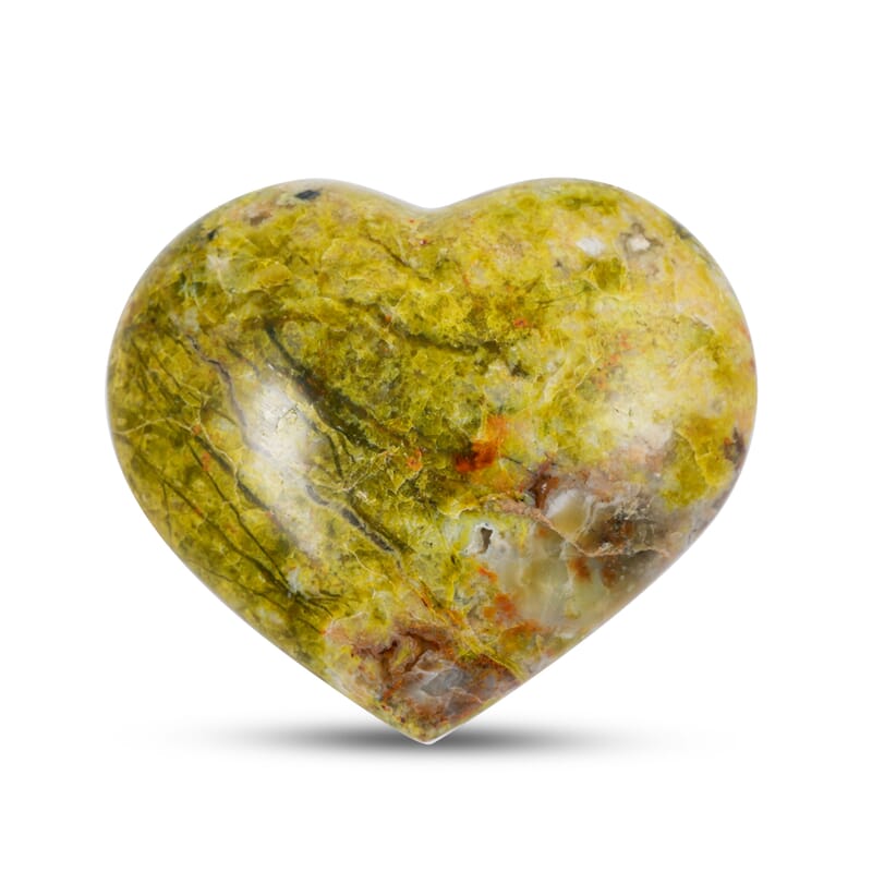 Green Opal Heart Sshape -Small 603ctw