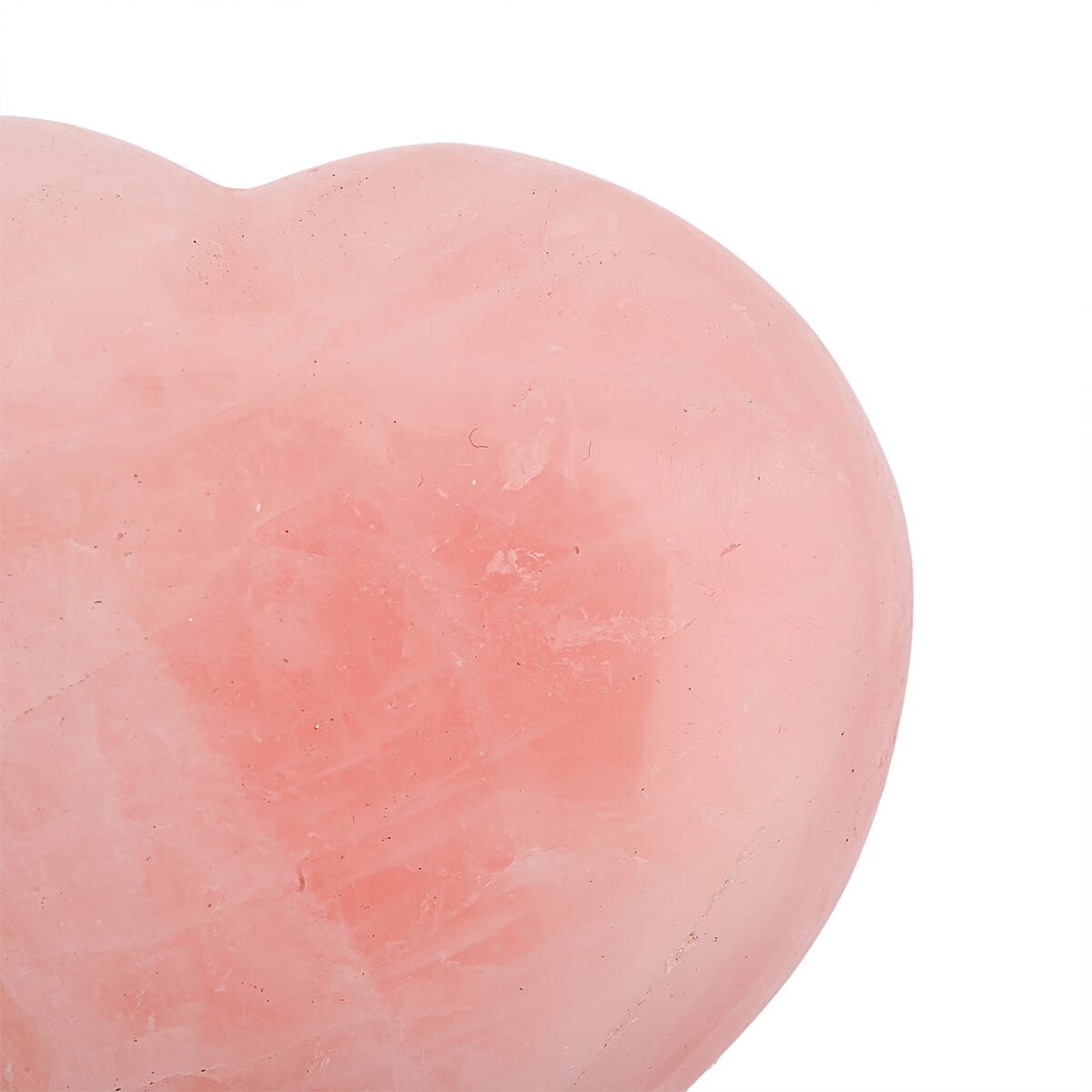 Rose Quart Heart Shape -Medium 835ctw image number 4