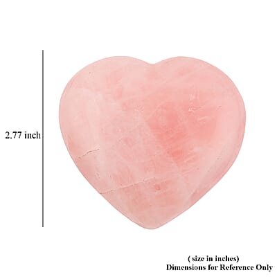 Rose Quart Heart Shape -Medium 835ctw