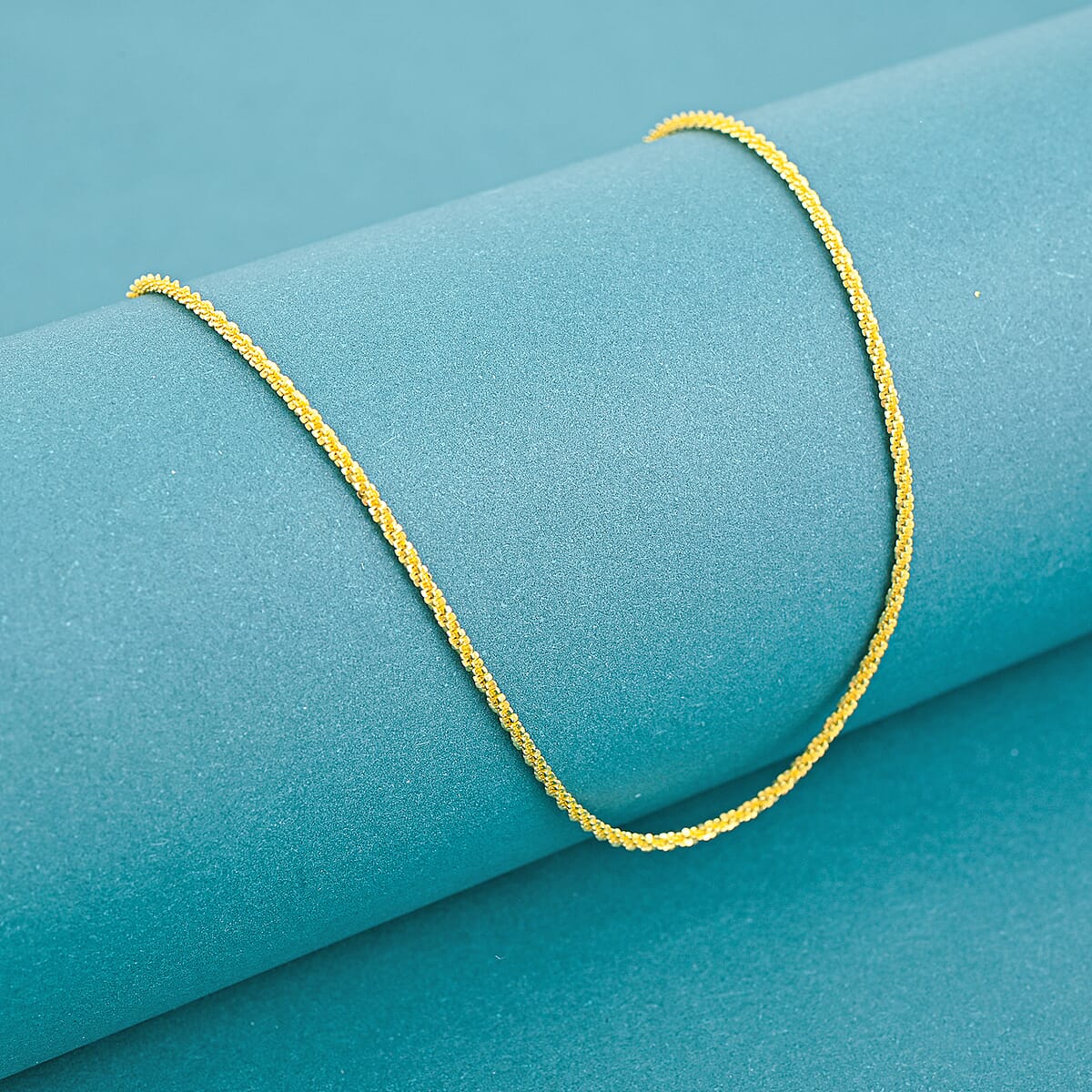 Spark Chain Necklace in 14K YG Over Sterling Silver 2.8 Grams 18 Inches image number 1