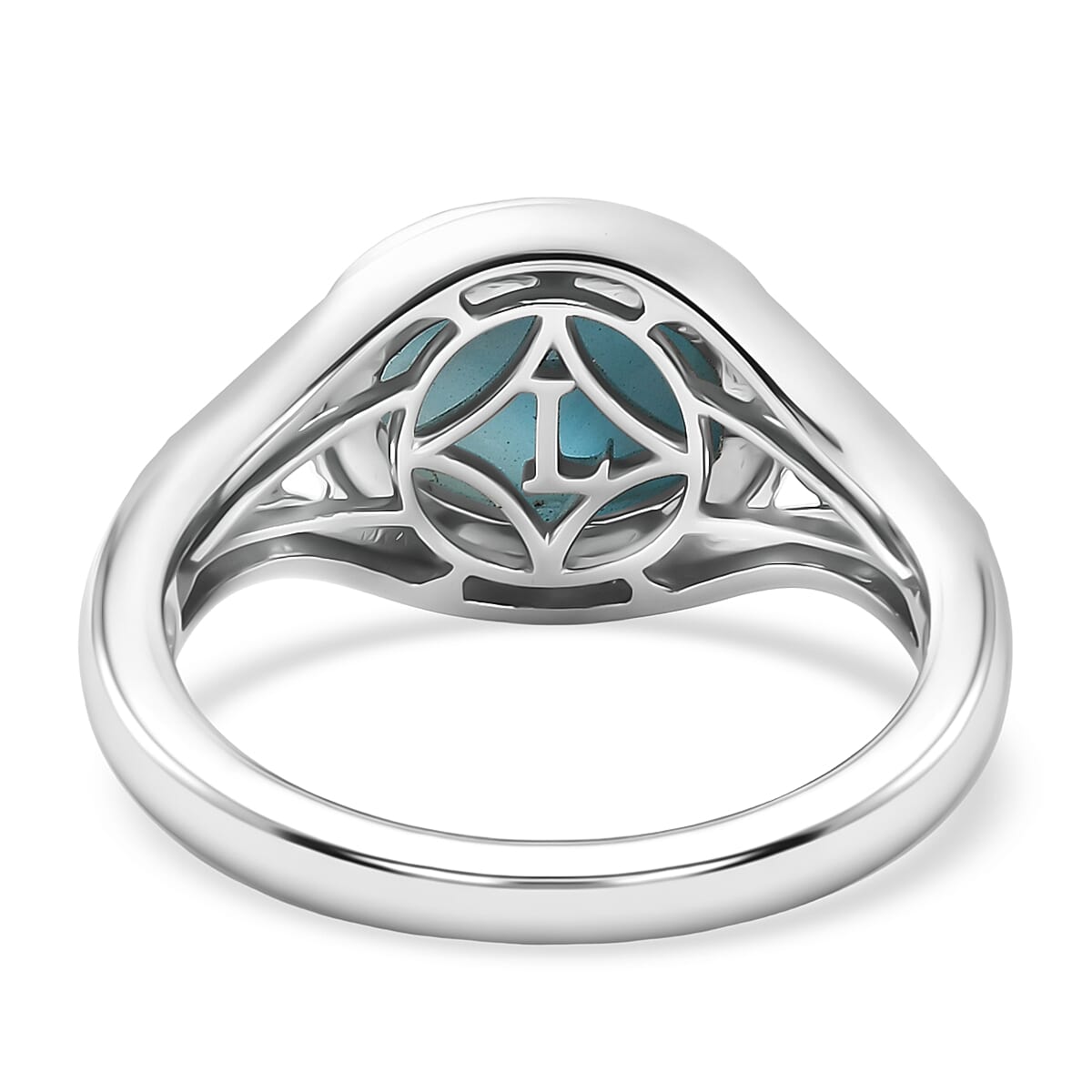 Buy AAA Larimar and Luxuriant Lab Grown Diamond G-H SI 3.10 ctw