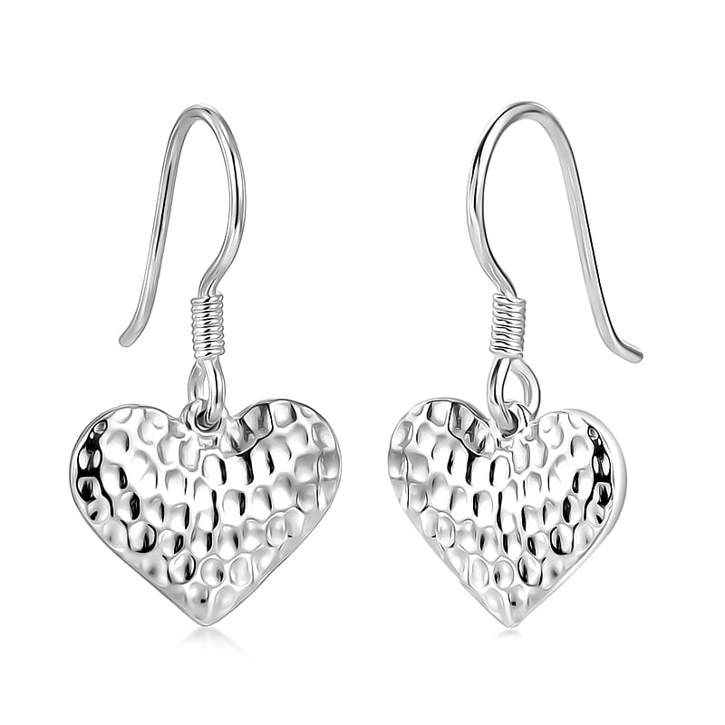 D'Joy Heart Earrings in Sterling Silver 3.75 Grams