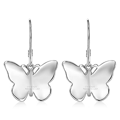 D'Joy Butterfly Earrings in Sterling Silver 4.22 Grams