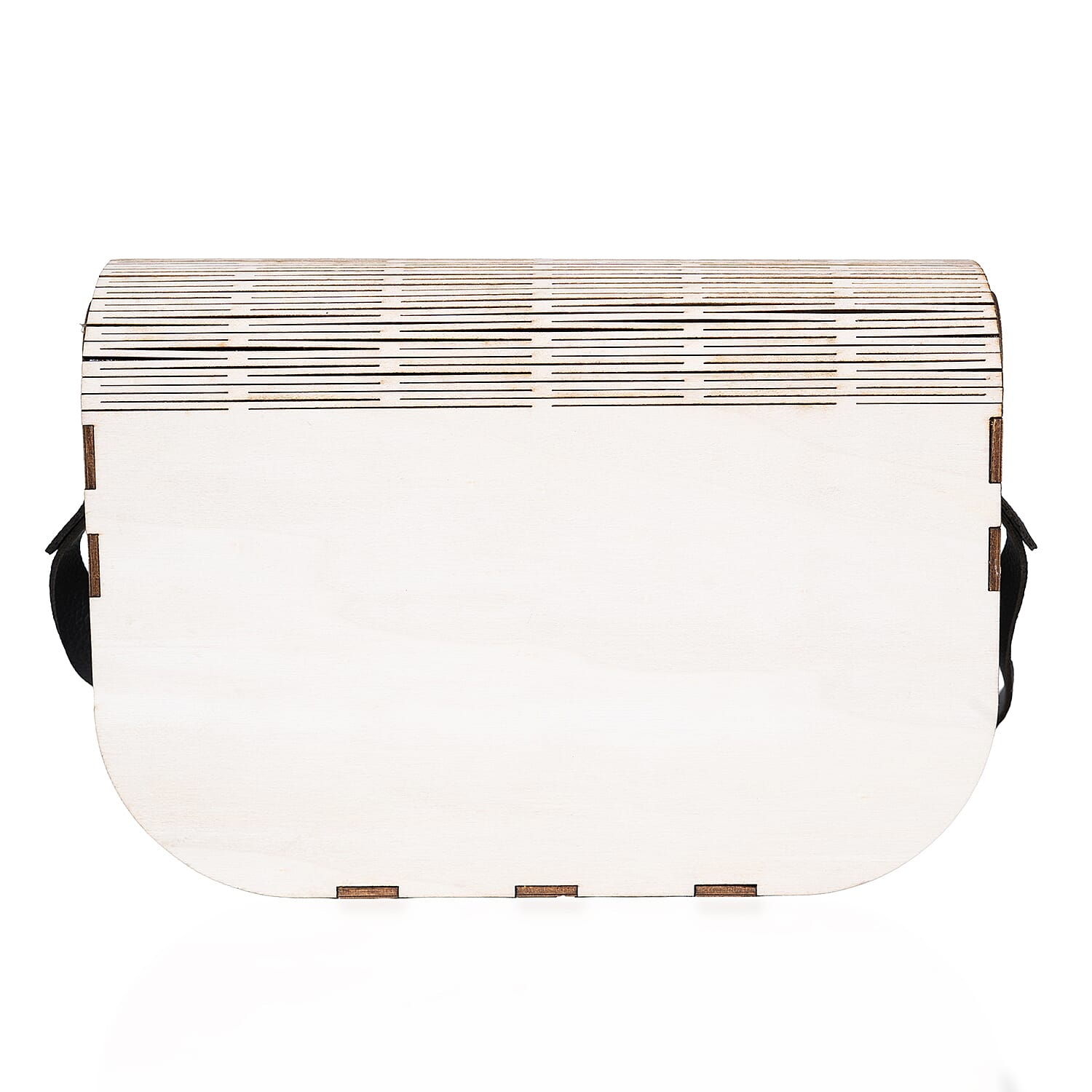 Passage Multi Color Floral Print Wood Round Shoulder Bag