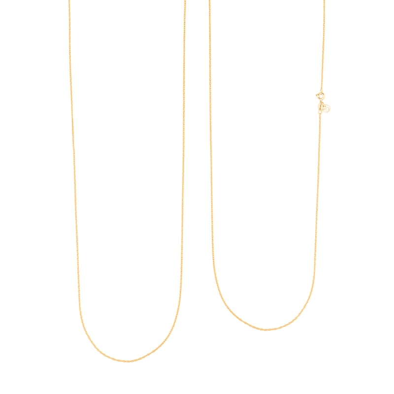 Oval Link Chain Necklace in 14K Yellow Gold Over Sterling Silver 1.3 Grams 30 Inches