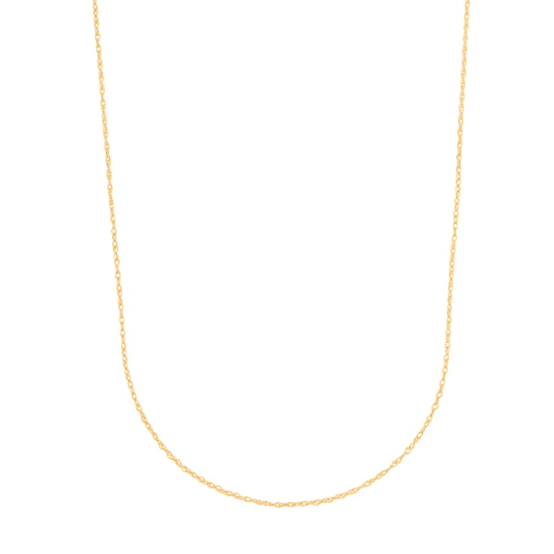 Oval Link Chain Necklace in 14K Yellow Gold Over Sterling Silver 1.3 Grams 30 Inches