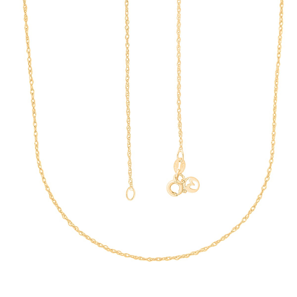 Oval Link Chain Necklace in 14K Yellow Gold Over Sterling Silver 1.3 Grams 30 Inches image number 4