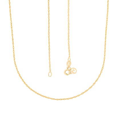 Oval Link Chain Necklace in 14K Yellow Gold Over Sterling Silver 1.3 Grams 30 Inches