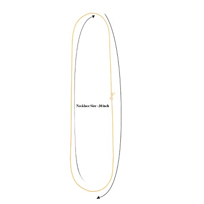 Oval Link Chain Necklace in 14K Yellow Gold Over Sterling Silver 1.3 Grams 30 Inches