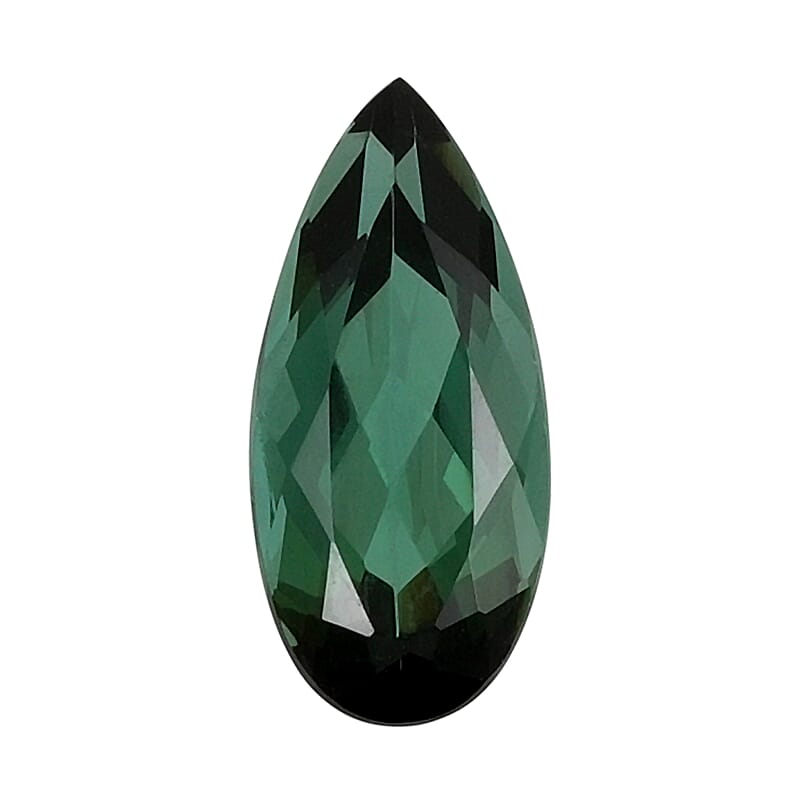 Gem Hunter Certified and Appraised AAAA Pirineu Lagoon Tourmaline (Pear Free Size) 2.00 ctw