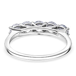 Luxuriant Lab Grown Diamond Band Ring in 950 Palladium 1.30 ctw (Size 6.5)