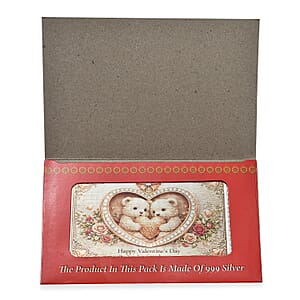 999 Fine Silver You Have my Heart Emboss Sheet 1g