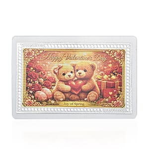 999 Fine Silver Season of Renewal Emboss Sheet 1g