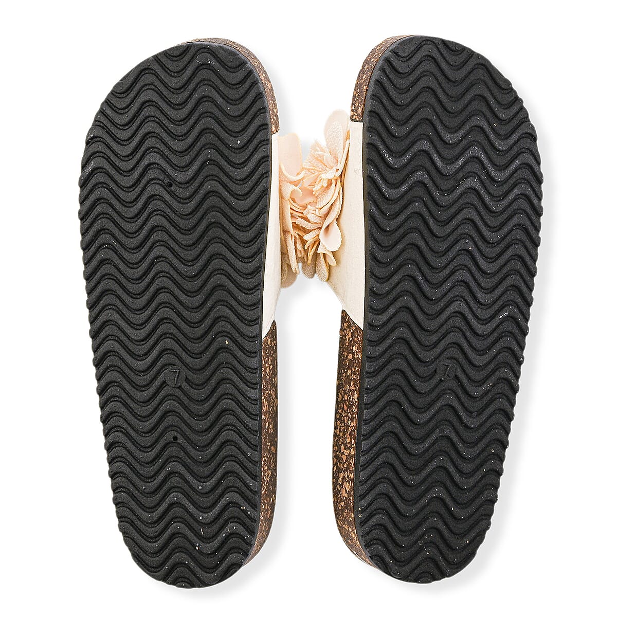 ELIZABETH & NICOLE Cream Floral Sandals (Size 10) image number 7